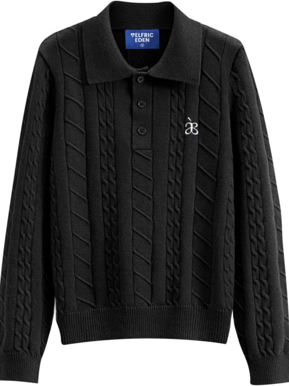 Chic Women's Fall Long Sleeve Cable Knit Sweater, V-Neck Button Down Pullover
